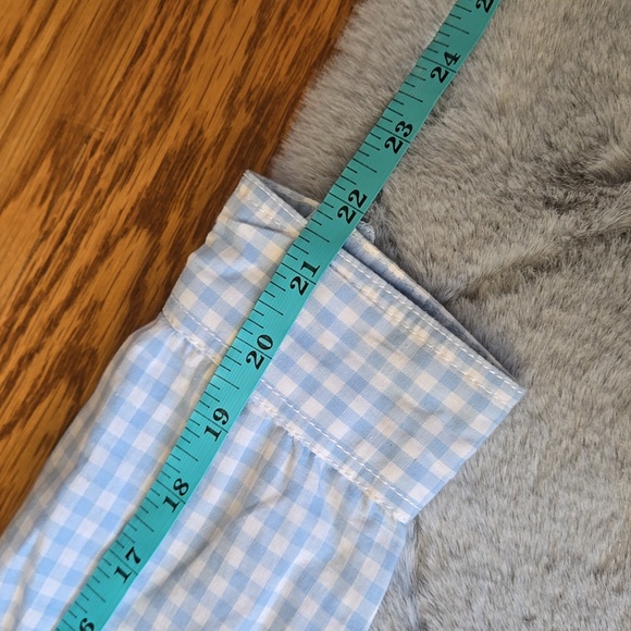 Tommy Bahama Blue Plaid Button Down Shirt, Boys XXL, Great Condition - Picture 7 of 13